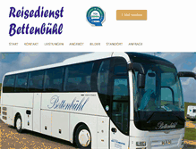 Tablet Screenshot of busbetrieb-bettenbuehl.de